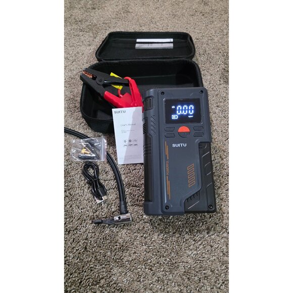 SUITU ST-9631 Pro Jump Starter with Air Compressor 20000mAh Portable Power Bank - Picture 12 of 16